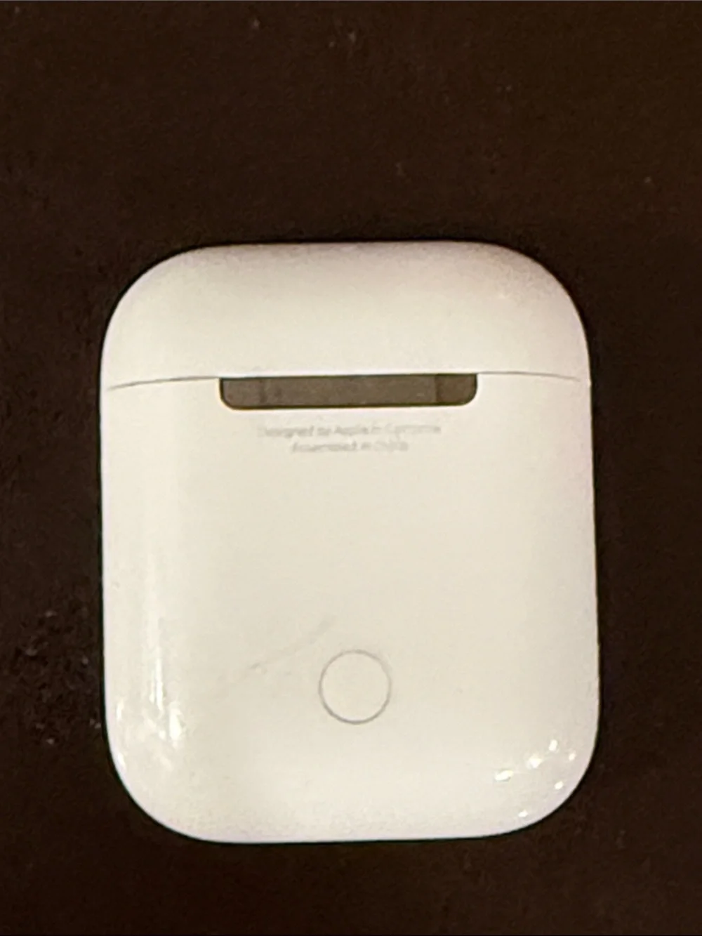 Apple White Wireless Earbuds Charging Case